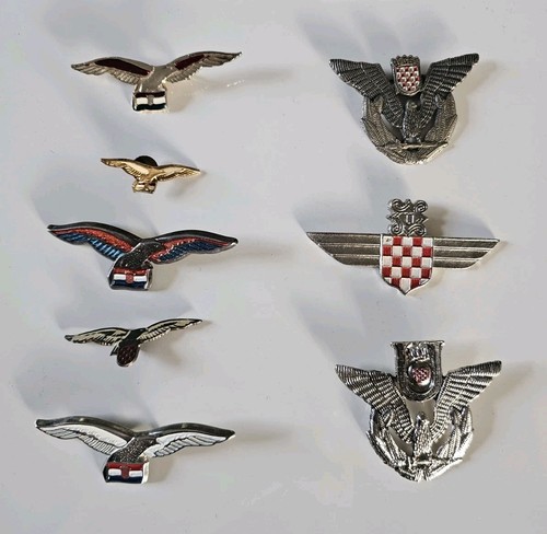 Kroatische fliegerspangen 1990 - kroatische,