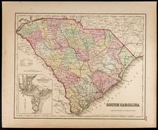 Landkarte Antik [1857, colton]