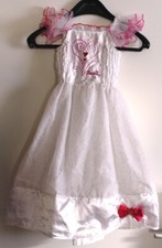 Original Barbie Kleid 104 / 110 / 116 Weiß Braut Prinzessin Karneval, Fasching