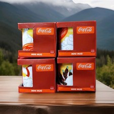 4 Coca-Cola Tassen  Mini Mug