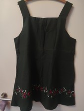 Kleid  Bestickt 42/44 Leinen