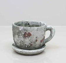 Gartendeko Tasse Pflanzgefäß