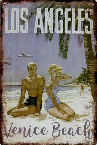Blechschild los angeles - los,