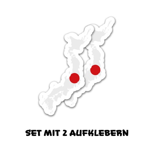 Aufkleber länderfahne - aufkleber,