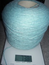 738 g Kone, kuschelige Alpaka/Merino Wolle Mint, Dochtgarn, Stricken, Häkeln, 