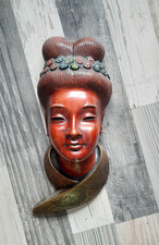 alte Achatit Wandmaske Motiv