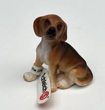 Schleich 16332 Beagle (1994) - mit Fähnchen! Hund Tier Figur