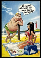 AK nackte Frau auf einem