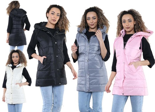 Damen midi bodywarmer weste - damen,