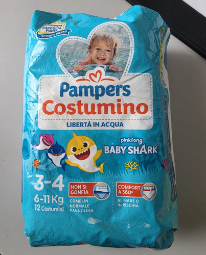 Pampers costumino baby shark - baby,