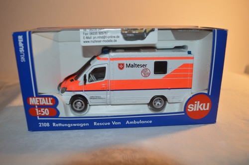 Siku 2108 mb rettungswagen - -,