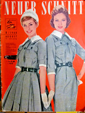 altes Modeheft Neuer Schnitt  von  1960  + Schnittmuster, tolle Tanzkleider
