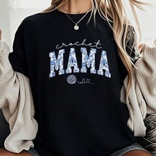 Retro Crochet Mama T-shirt