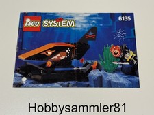 Lego 6135 System Aquazone Bauanleitung Aquasharks Spy Shark / gelocht