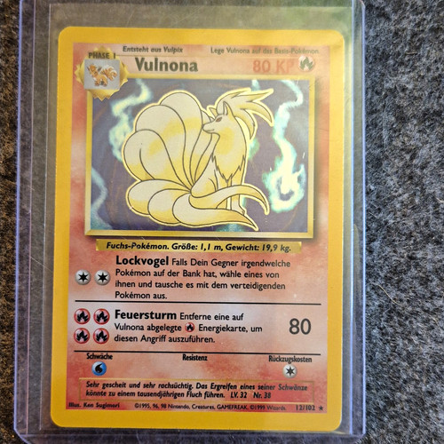 Pokémon tcg vulnona 102 - pokémon, 12/102