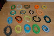 19 Fliegenschnüre Guideline, Rio, Salmologic etc teilweise ungefischt