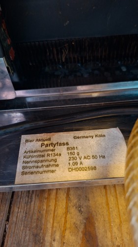 Partyfass zapfanlage b361 - zapfanlage,