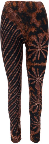 Unikat batik damen leggings - batik,