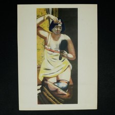 Original Offset-Lithografie Max Beckmann "Zigeunerin" 1947 32x24 cm P.MIN