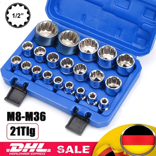 21tlg steckschlüssel - 21tlg, 1/2