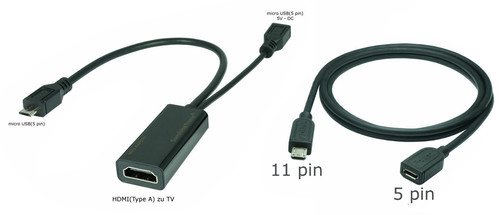Mhl micro usb hdmi - mhl, pin)