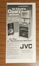 Seltene Werbung vintage JVC QL-A2 QL-10 HiFi Plattenspieler 1979