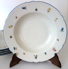 5 Suppenteller Seltmann Weiden Marie Luise Streublumen - alte Bodenmarke