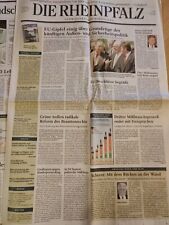 Zeitung Die Rheinpfalz 18 Juni 1997 EU-Gipfel Ludwigshafen Peter Graf ohne iwz 
