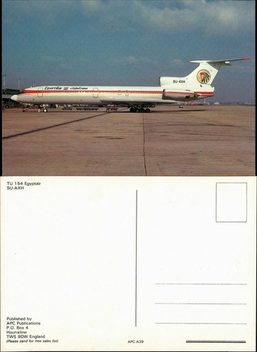 Ansichtskarte 154 egyptair - tu,