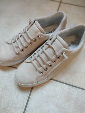 Damensneakers Gr. 37, beige, gut erhalten