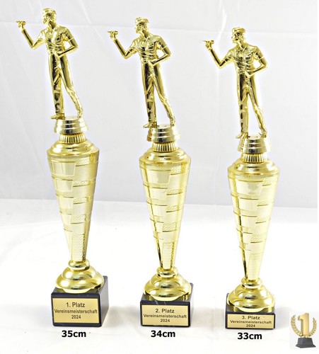 Dart trophäe pokal 3er - /,
