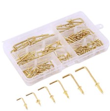 120 tlg Gerade Schraubhaken m