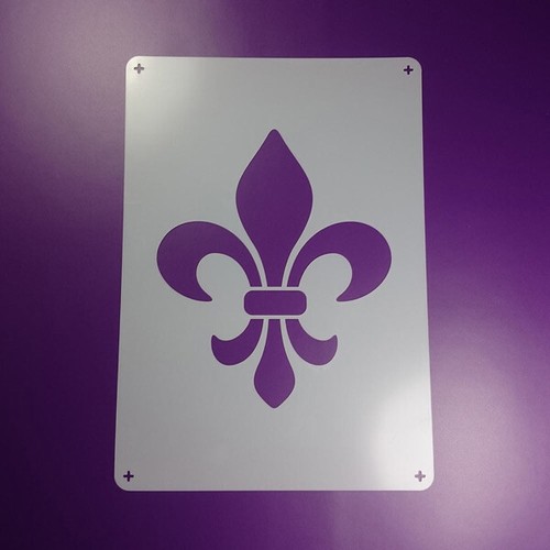 Schablone fleur lys - de,