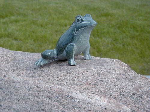 Süßer frosch stein figur - süßer,