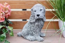 Frostfeste Steinfigur Cocker