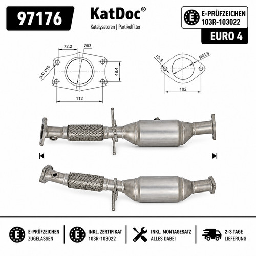 Katalysator volvo c30 c70 - ✅,