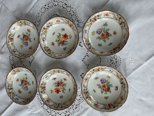 Dessertschälchen floral - 6,