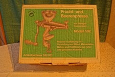 Jupiter Frucht- und Beerenpresse aus Grauguß feuerverzinkt