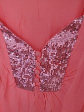 H&M T-Shirt / Oberteil, Größe: L, pink mit Pailletten