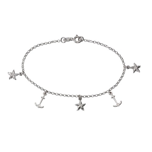 Armband 925 silber rhodiniert - silber,