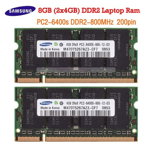 Samsung 2x4gb pc2 - 8g, pc2-6400