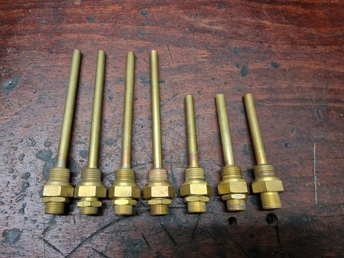 Messing temperatursonde - messing,