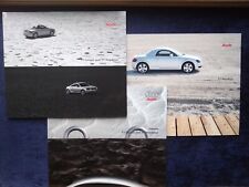 Audi TT Coupe und Roadster Prospektmappe 5.2001 mit Prospek Details und Hardtop