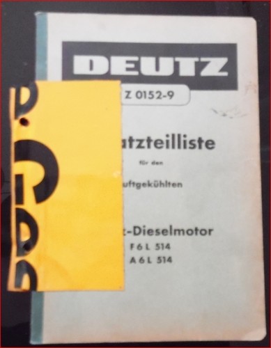 Deutz schlepper 514 a - f, l