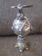 Russische Silber Besamindose Judaika punziert K.II. A.A 1894 Adler