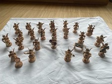 Erzgebirge: Blank Kurzrockengel natur - 23 Stück