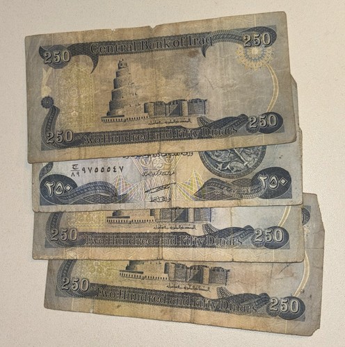Geldschein banknote irak - x,