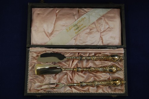 1910 vorlegebesteck 3 - vorlegebesteck, (fisch),