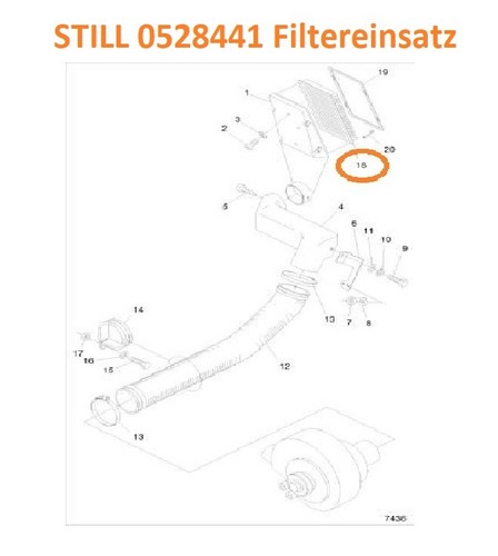 Still 0528441 filtereinsatz - 0528441,