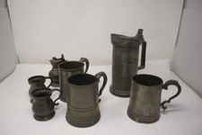 Antikes Konvolut Zinn Kannen 4